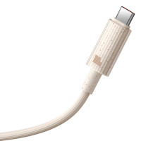 Кабель Baseus Habitat Series Fast Charging Cable Type-C to Type-C 100W 2m Wheat Pink (Колір Wheat Pink) - фото № 4