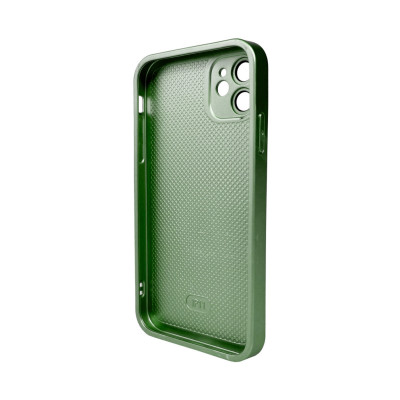 Чохол для смартфона AG Glass Matt Frame Color Logo for Apple iPhone 11 Light Green - изображение 2