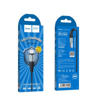 Кабель HOCO X38 Cool Charging data cable for iP Black (Цвет 7073) - фото № 2