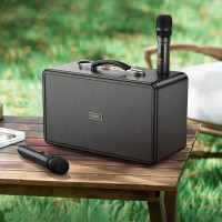 Портативна колонка HOCO HA8 Ave wireless dual-mic outdoor BT speaker Black  - фото № 8