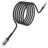 Аудiо-кабель BOROFONE BL15 iP Hi-sound digital audio conversion cable 1m Metel Grey - зображення 5