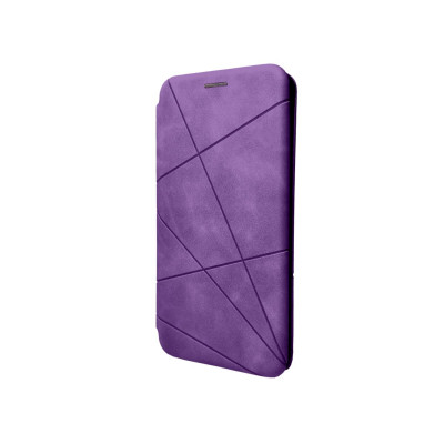 Чохол-книжка для смартфона Dekker Geometry for Xiaomi Redmi Note 12 Pro 4G Lilac - изображение 1