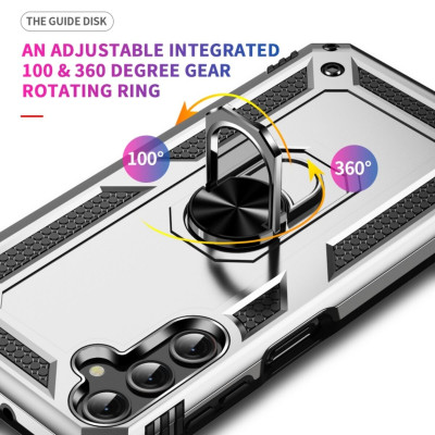 Чохол для смартфона Cosmic Robot Ring for Samsung Galaxy A34 5G Silver (RobotA34Silver) - изображение 3