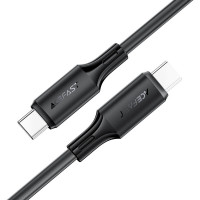 Кабель ACEFAST C17-03 USB-C to USB-C silicone charging data cable Black (Цвет 7073) - фото № 4