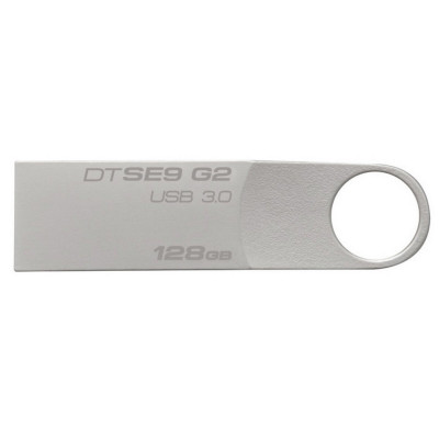 Flash Kingston USB 3.0 DT SE9 G2 128Gb metal - зображення 1