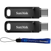 Флеш-накопичувач SanDisk USB 3.1 Ultra Dual Go Type-C 64Gb (150 Mb/s) (Черный)- № 2