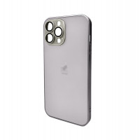 Чохол для смартфона AG Glass Matt Frame Color Logo for Apple iPhone 13 Pro Max Titanium Grey