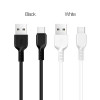 Кабель HOCO X20 USB to Type-C 3A, 1m, PVC, TPE connectors, White (Білий)- № 3