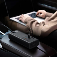 Автомобільний інвертор Baseus Super Si Power Inverter 500W (220V CN/EU ) Black (Цвет Black) - фото № 6