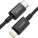 Кабель Baseus Superior Series Type-C to IP PD 20W 1m Black