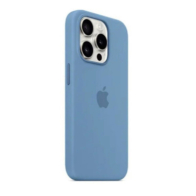 Чохол для смартфона Silicone Full Case AAA MagSafe IC for iPhone 15 Blue - зображення 2