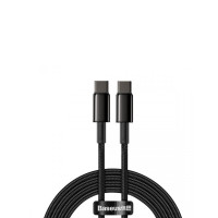 Кабель Baseus Tungsten Gold Fast Charging Data Cable Type-C to Type-C 100W 2m Black (Цвет 7073) - фото № 2