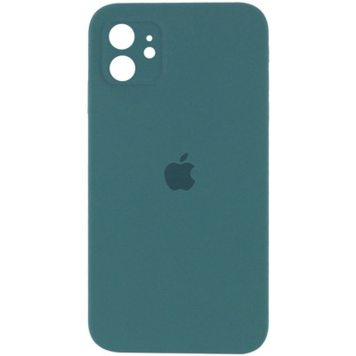 Чохол для смартфона Silicone Full Case AA Camera Protect for Apple iPhone 11 кругл 46,Pine Green - зображення 1