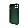 Чохол для смартфона AG Glass Matt Frame Color Logo for Apple iPhone 14 Cangling Green (Cangling Green)- № 2