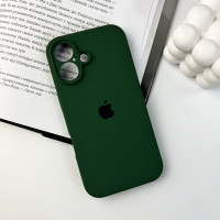 Чохол для смартфона Silicone Full Case AA Camera Protect for Apple iPhone 16 40,Atrovirens (Колір Atrovirens) - фото № 7