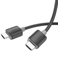Кабель HOCO US08 HDTV 2.0 male-to-male 4K HD data cable(L=2M) Black (Цвет 7073) - фото № 3