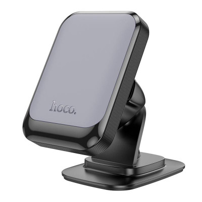 Тримач для мобільного HOCO H25 Climber magnetic car holder(center console) Black Gray - изображение 1