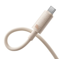 Кабель Baseus Habitat Series Fast Charging Cable Type-C to Type-C 100W 2m Wheat Pink (Колір Wheat Pink) - фото № 2