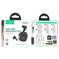 Бездротові навушники HOCO EQ23 Plus Duke Ⅱ true wireless ANC+ENC BT headset Black (Колір 7073) - фото № 2