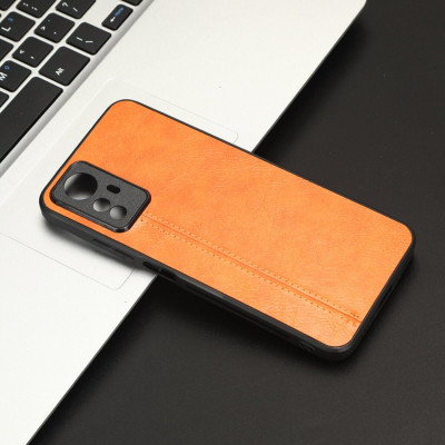 Чохол для смартфона Cosmiс Leather Case for Xiaomi Redmi Note 12s Orange (CoLeathXRN12sOrange) - зображення 6