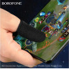 Напальчник ігровий BOROFONE BG1 Superconducting fiber mobile game finger cots(carbon fiber) (BG1B) - изображение 5