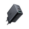 Мережевий зарядний пристрій ACEFAST A5 PD32W(USB-C+USB-A) dual port charger Black - изображение 4