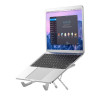 Підставка для ноутбука HOCO PH51 X Bystander metal folding laptop holder Metal Gray (6931474783929) - изображение 8