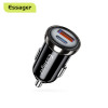 Автомобильный зарядный пристрій Essager Sunset Type-C — USB-кабель для зарядки Lightning 20 Вт, черный (ECC2Q-WL0A) (ECC2Q-WL0A)
