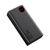 Зовнішній акумулятор Baseus Adaman Digital Display Fast Charge Power Bank 40000mAh 22.5W Black (Цвет Black) - фото № 3