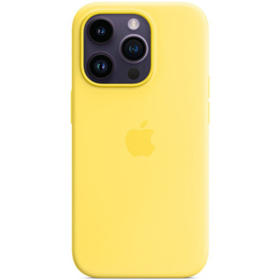 Чохол для смартфона Silicone Full Case AAA MagSafe IC for iPhone 14 Pro Canary Yellow - изображение 1