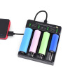 Зарядний пристрій ESSAGER Battery Charger with LED Indicator For 4 LED Black - изображение 5