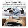 Автомобільний пилосос Vention Cordless Car Vacuum Cleaner Foldable Type Blue (KRAL0) (Blue)- № 3