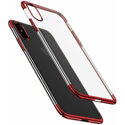 Чохол для телефона Baseus Glitter Case For IP X Red - зображення 1