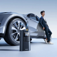 Автомобільний насос Baseus PrimeTrip VA1 Wired and Wireless 2-in-1 Tire Inflator Cosmic Black (Колір Black) - фото № 6