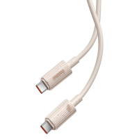 Кабель Baseus Habitat Series Fast Charging Cable Type-C to Type-C 100W 2m Wheat Pink (Колір Wheat Pink) - фото № 3