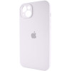 Чохол для смартфона Silicone Full Case AA Camera Protect for Apple iPhone 14 8,White (7068)- № 3