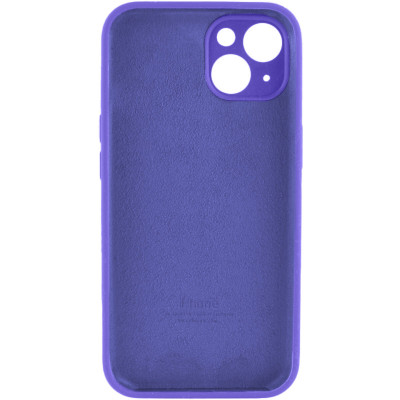 Чохол для смартфона Silicone Full Case AA Camera Protect for Apple iPhone 14 22,Dark Purple (FullAAi14-22) - зображення 4
