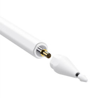 Стилус Baseus Smooth Writing 2 Stylus with LED Indicators Wireless Version Moon White (USB-C Cable and Active Pen Tip Included) (Колір Moon-White) - фото № 5