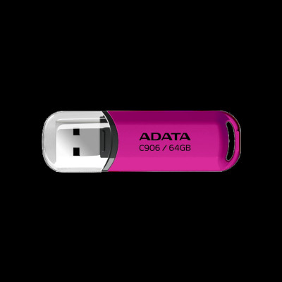 Flash A-DATA USB 2.0 C906 64Gb Purple Pink - зображення 1