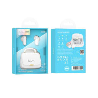 Бездротові навушники HOCO DES35 Dawn handbag BT headset White (Цвет Белый) - фото № 6