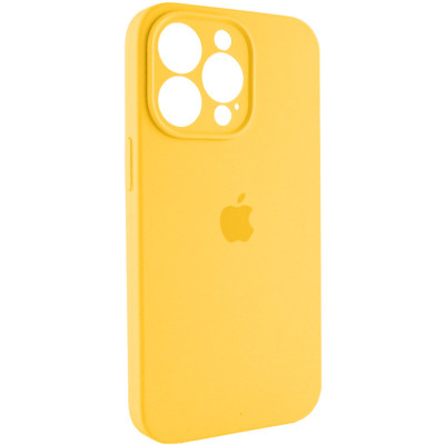 Чохол для смартфона Silicone Full Case AA Camera Protect for Apple iPhone 14 Pro 56,Sunny Yellow - изображение 3