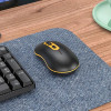 Миша Hoco GM21 Platinum 2.4G business wireless mouse Black Yellow - изображение 4