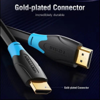 Кабель Vention HDMI-HDMI, 1 м, v2.0 (AACBF) (Колір 7073) - фото № 8