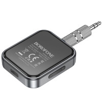 Bluetooth-ресивер BOROFONE BC55 Suave car AUX BT receiver Black (Цвет 7073) - фото № 5