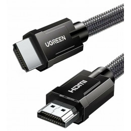 Кабель UGREEN HD135 8K HDMI M/M Round Cable with Braided 2m (Gray) (UGR-70321)