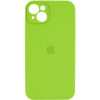 Чохол для смартфона Silicone Full Case AA Camera Protect for Apple iPhone 13 24,Shiny Green