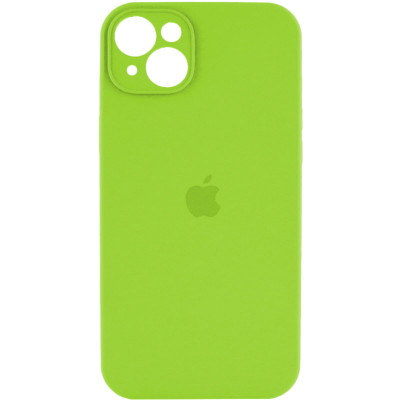 Чохол для смартфона Silicone Full Case AA Camera Protect for Apple iPhone 13 24,Shiny Green - зображення 1