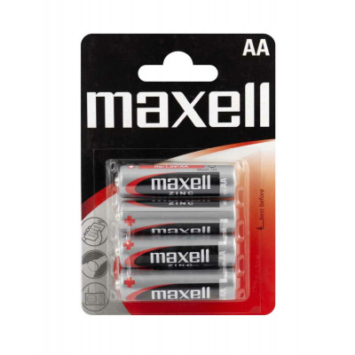 Батарейка MAXELL R6 4PK BLIST 4шт (M-774405.04.EU) (4902580153373) - зображення 1