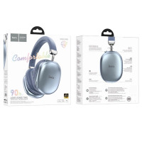 Бездротові навушники HOCO W35 Max Joy BT headphones Sky Blue (Цвет Sky Blue) - фото № 3