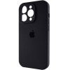 Чохол для смартфона Silicone Full Case AA Camera Protect for Apple iPhone 16 Pro Max 14,Black (7073)- № 3